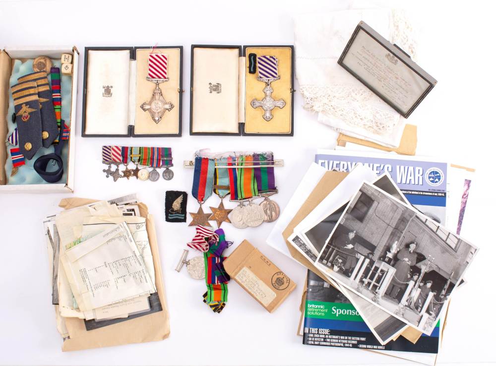 Wing Commander Terence Helfer DFC AFC (1920 2010) A WWII RAF Group Of Seven